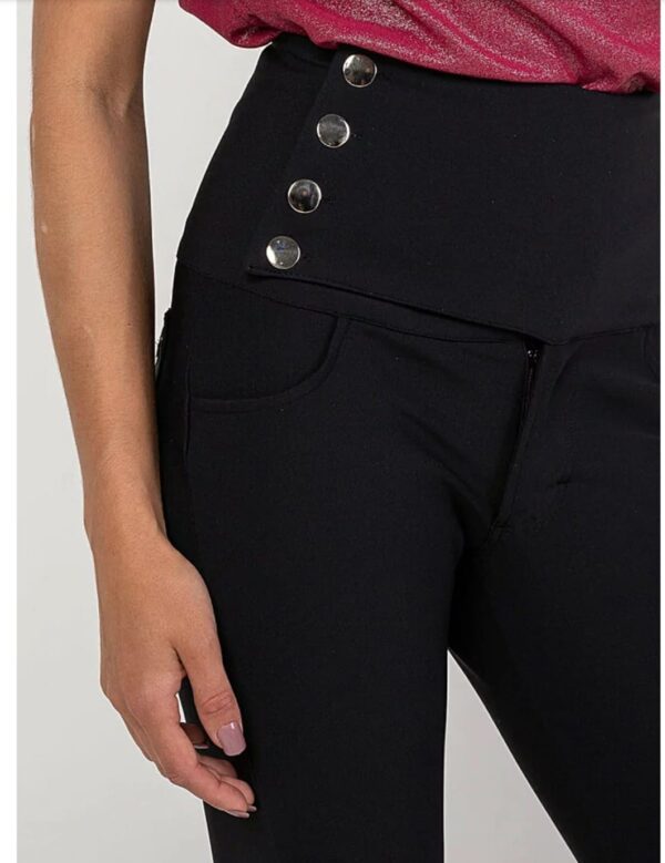 Calça bandagem leg com bolso