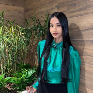 Blusa de Manga Verde